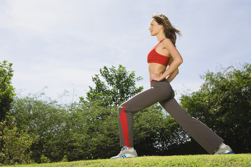 walking lunges